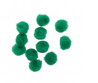 Pompony 1000 szt. zielone 1,5 cm, Podkategoria, Kategoria
