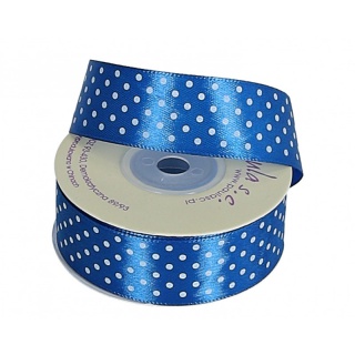 WSTĄŻKA NIEBIESKA W KROPKI 2,5CM 20M, Podkategoria, Kategoria