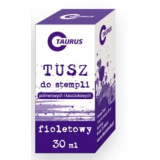 TUSZ DO PIECZĄTEK TAURUS 30ML.FIOLETOWY, Podkategoria, Kategoria