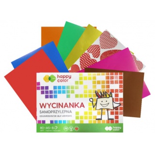 BLOK WYCINANKA SAMOPRZYLEPNA A5 8ARK.HAPPY COLOR, Podkategoria, Kategoria