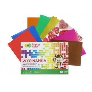 BLOK WYCINANKA SAMOPRZYLEPNA A4 8ARK.HAPPY COLOR, Podkategoria, Kategoria