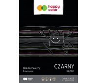 BLOK TECHNICZNY A3 170GR.10K.CZARNY HAPPY COLOR, Podkategoria, Kategoria