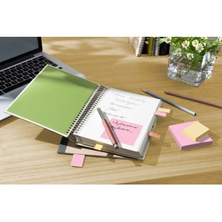 Karteczki samoprzylepne POST-IT&reg; Recycled Notes (654-1B), 76x76mm, 6x100 kart., ż&oacute;łte, Bloczki samoprzylepne, Papier i etykiety, EKO-CERT