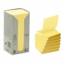 Bloczek samoprzylepny ekologiczny POST-IT® (R330-1T), 76x76mm, 16x100 kart., żółty, Bloczki samoprzylepne, Papier i etykiety
