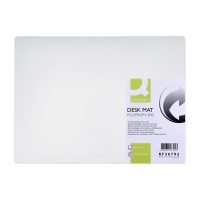 Desk pad Q-CONNECT, PP, 400x530mm, transparent