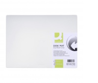 Desk pad Q-CONNECT, PP, 500x630mm, transparent