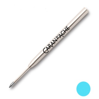 Wkład CARAN D'ACHE Goliath, do długopisu 849, M, turkusowy, Długopisy, Artykuły do pisania i korygowania