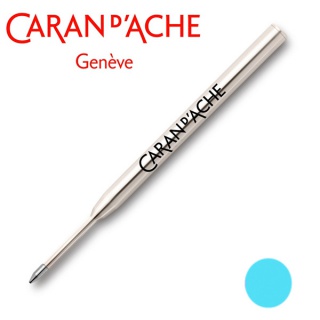 Wkład CARAN D'ACHE Goliath, do długopisu 849, M, turkusowy, Długopisy, Artykuły do pisania i korygowania