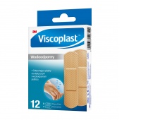 Set of plasters VISCOPLAST, waterproof, 12 pcs, color mix, Plasters, First Aid Kits, Cleaning & Janitorial Supplies and Dispensers