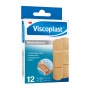 Set of plasters VISCOPLAST, waterproof, 12 pcs, color mix, Plasters, First Aid Kits, Cleaning & Janitorial Supplies and Dispensers