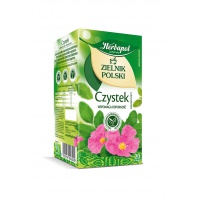 Herbata HERBAPOL Zielnik Polski, czystek, 20 torebek, Herbaty, Artykuły spożywcze
