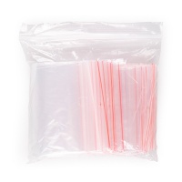 String bag DONAU, PE-LD, 100x150mm, 100 pcs, transparent