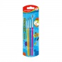 Brushes KEYROAD, size: 0 2 4 8, round tip, 4 pcs, blister pack, color mix