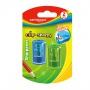 Plastic sharpener KEYROAD CUP-SHARPY, single, with waste container, diameter: 8mm, 2 pcs, blister pack