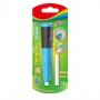 Plastic sharpener with eraser KEYROAD, diameter: 8mm, pencil holder, refill, blister pack