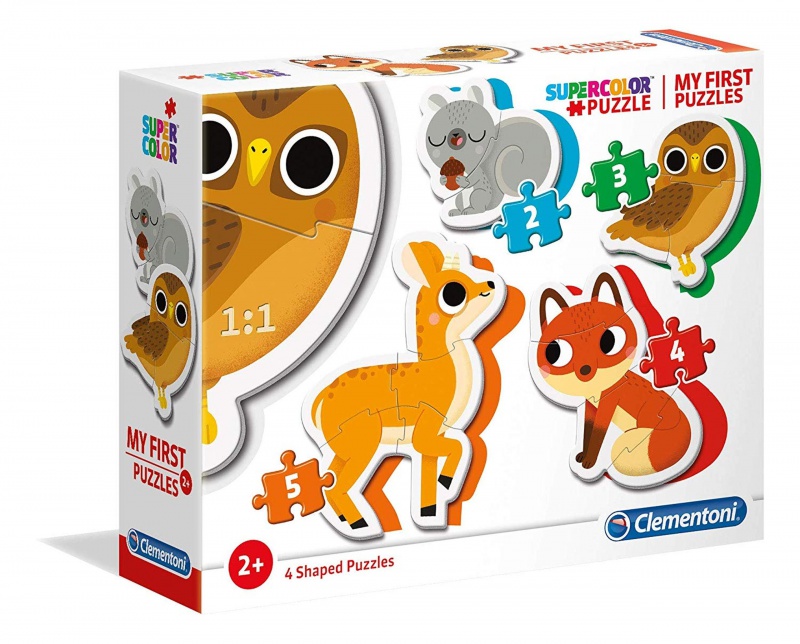 PZL 2-3-4-5 MOJE PIERWSZE PUZZLE LEŚNE ZWIERZĘTA, Podkategoria, Kategoria