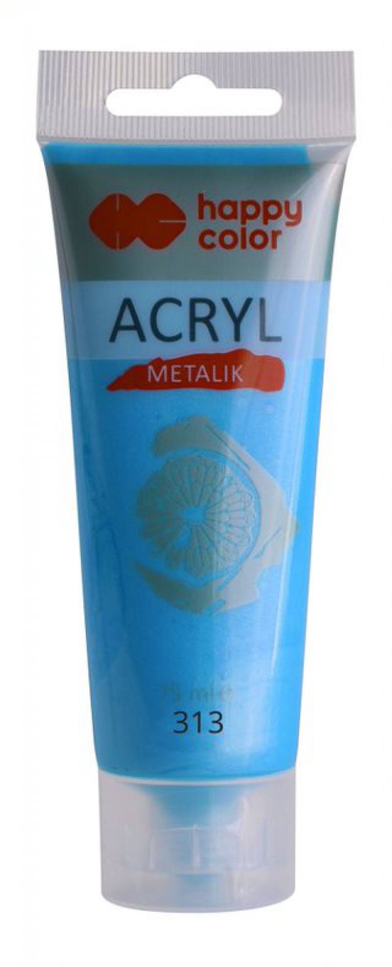 FARBA AKRYLOWA 75ML HAPPY KOLOR NIEB.PERŁ.METAL., Podkategoria, Kategoria