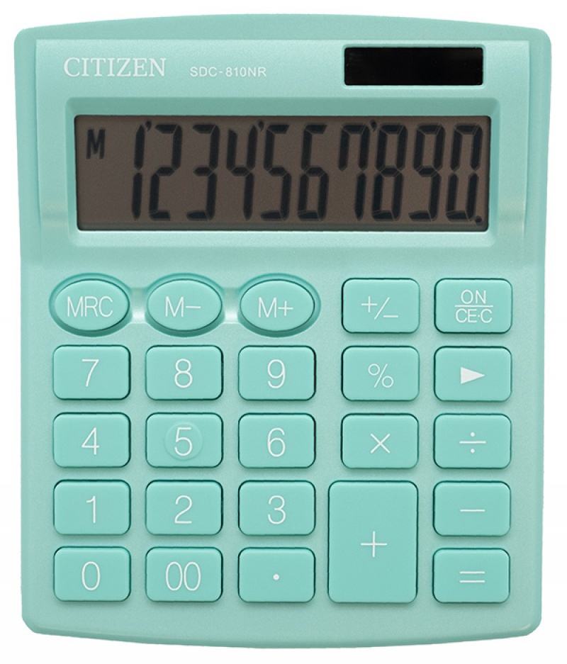 KALKULATOR CITIZEN BIUROWY SDC-810NR 10-POZ.ZIEL., Podkategoria, Kategoria
