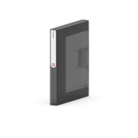 Folder NEW BINDER MOXOM, plastikowy, A4/35mm, transparentny ciemny