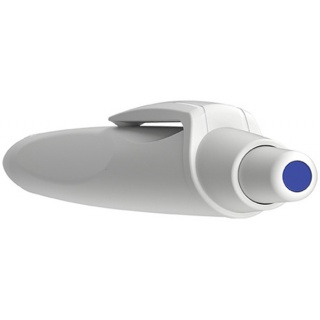 Długopis automatyczny SCHNEIDER Reco biały, M, niebieski, Długopisy, Artykuły do pisania i korygowania