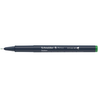 Cienkopis SCHNEIDER Pictus, 0,5 mm, zielony, Cienkopisy, Artykuły do pisania i korygowania