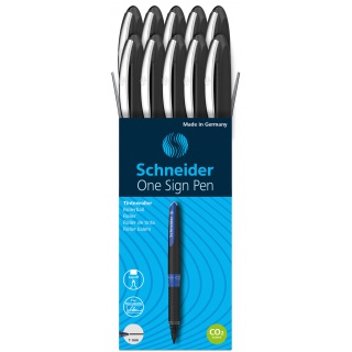 Pióro kulkowe SCHNEIDER One Sign Pen, 1,0 mm, czarne, Pióra, Artykuły do pisania i korygowania