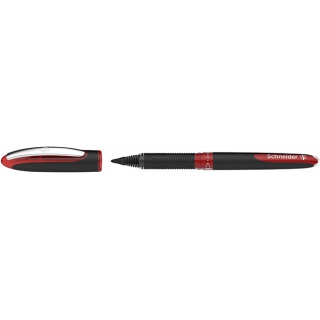 Pióro kulkowe SCHNEIDER One Sign Pen, 1,0 mm, czerwone, Pióra, Artykuły do pisania i korygowania