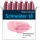 Naboje do piór SCHNEIDER, 6 szt., rose / pudrowy róż