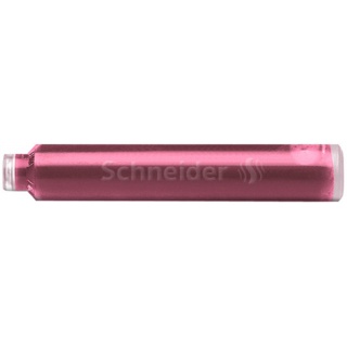 Naboje do piór SCHNEIDER, 6 szt., rose / pudrowy róż, Pióra, Artykuły do pisania i korygowania