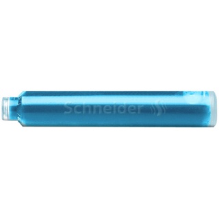 Naboje do piór SCHNEIDER, 6 szt., ice blue / błękitny, Pióra, Artykuły do pisania i korygowania