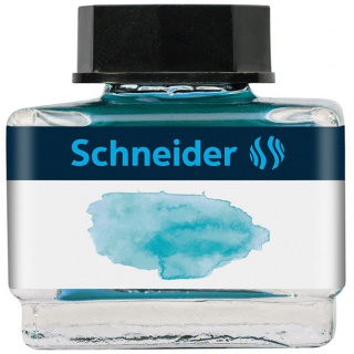 Atrament do piór SCHNEIDER, 15 ml, bermuda blue / morski, Pióra, Artykuły do pisania i korygowania