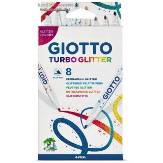 GIOTTO PISAKI TURBA GLITTER 8SZT., Podkategoria, Kategoria