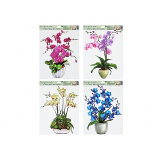 NAKLEJKA NA OKNO CAŁOR. 887 ORCHIDEA 42X30CM, Podkategoria, Kategoria