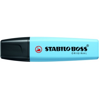ZAKREŚLACZ STABILO BOSS PASTEL BREEZY BLUE, Zakreślacze, Art. do pisania i korygowania