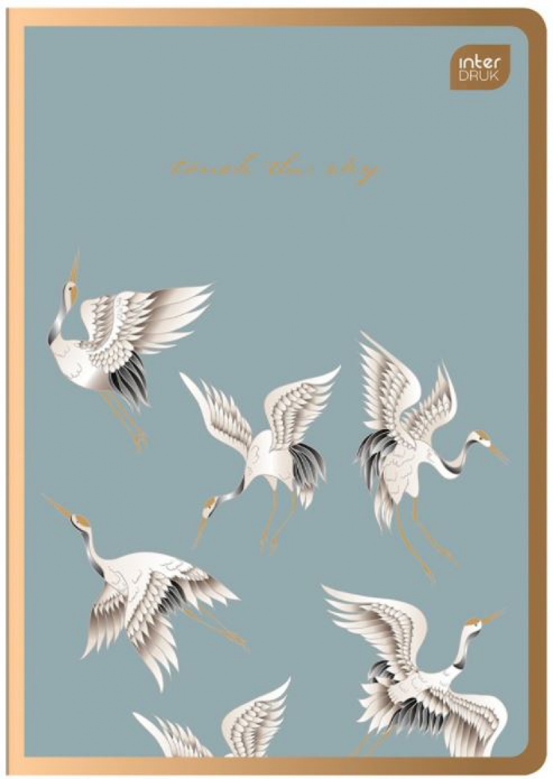 ZESZYT A5 96K.KRATKA METALLIC SATIN GOLD /10/, Podkategoria, Kategoria
