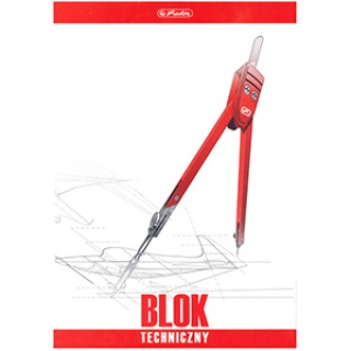 BLOK TECHNICZNY A3 10K BIAŁY, Bloki, Zeszyty i bloki