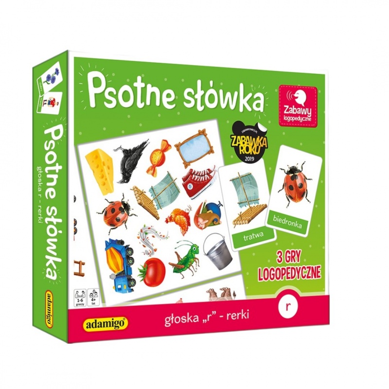 PSOTNE SŁ&Oacute;WKA -GŁOSKA R- RERKI 07400, Edukacyjne, Gry
