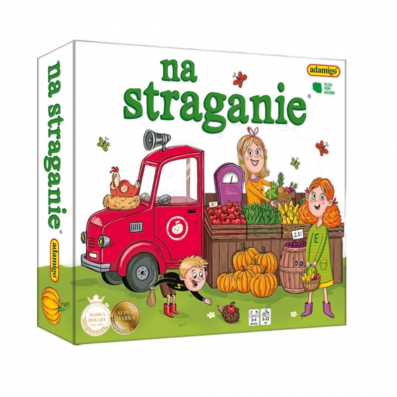 NA STRAGANIE - GRA PLANSZOWA 07448, Planszowe, Gry