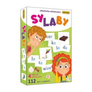 SYLABY - UKŁADANKA EDUKACYJNA, Edukacyjne, Gry
