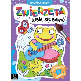 Koloruję wodą! Zwierzęta lubią się bawić.Malowanka, Podkategoria, Kategoria