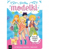 Słodkie modelki.Aktywizująca książeczka z naklejka, Podkategoria, Kategoria