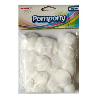 POMPONY POM38 SUPER PUSZYSTE BIAŁE, Podkategoria, Kategoria