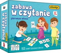 ZABAWA W CZYTANIE - KARTY, Edukacyjne, Gry