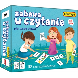 ZABAWA W CZYTANIE - KARTY, Edukacyjne, Gry