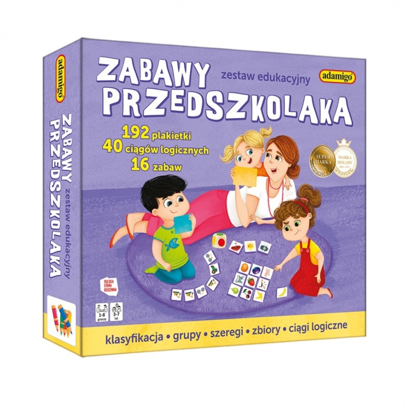 ZABAWY PRZEDSZKOLAKA 7578, Edukacyjne, Zabawki