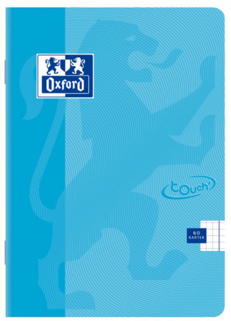 ZESZYT A5 60K.KR OXFORD TOUCH PASTEL NIEB.5szt., Podkategoria, Kategoria