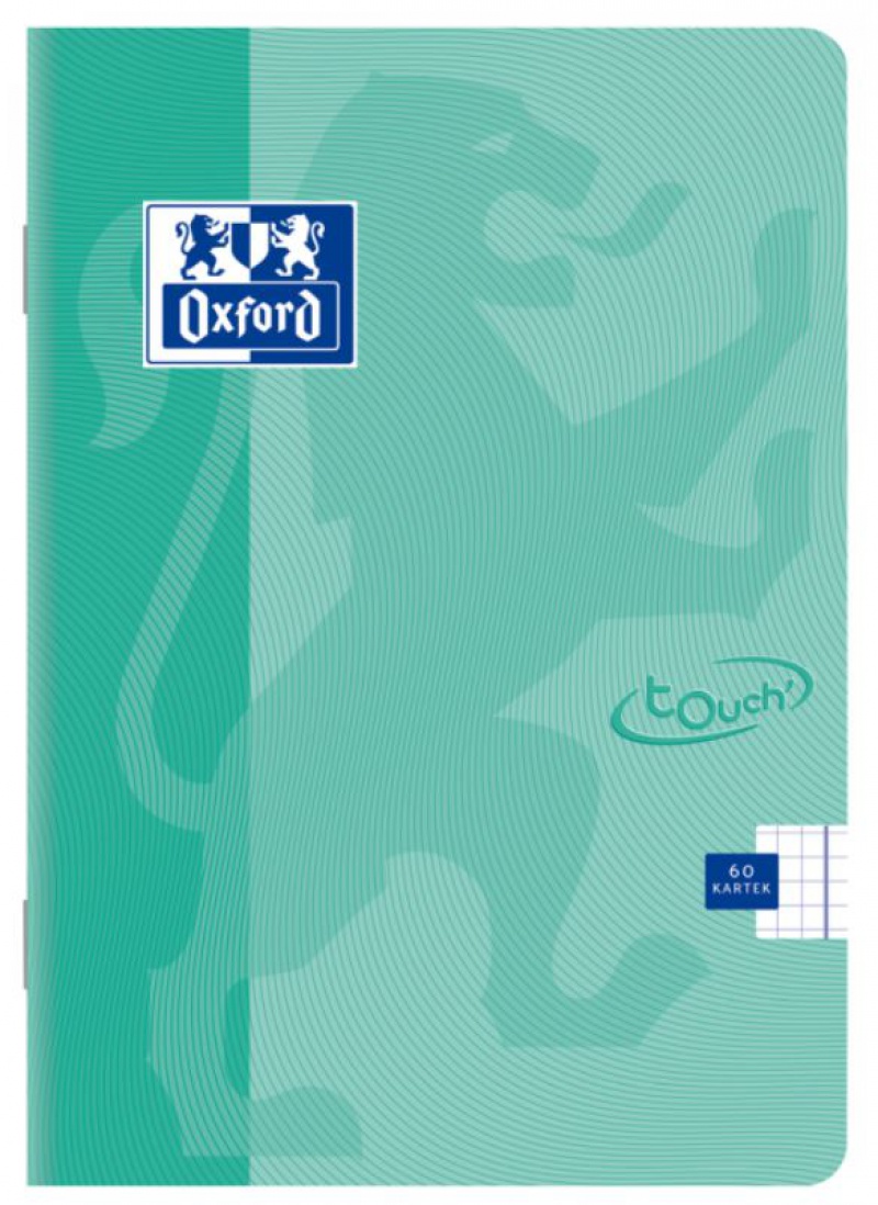 ZESZYT A4 60K.KR OXFORD TOUCH PASTEL TURKUS.5szt., Podkategoria, Kategoria