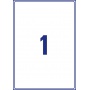 Białe etykiety wysyłkowe Avery Zweckform; A4, 100 ark./op., 199,6 x 289,1 mm, Etykiety na paczki i przesyłki, Papier i etykiety