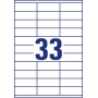Trwałe etykiety uniwersalne Avery Zweckform; A4, 100 ark./op., 70 x 25,4 mm, białe, Etykiety uniwersalne, Papier i etykiety
