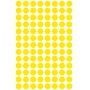 Kolorowe kółka do zaznaczania Avery Zweckform; 416 etyk./op., Ø8 mm, żółte, Kółka do zaznaczania, Papier i etykiety